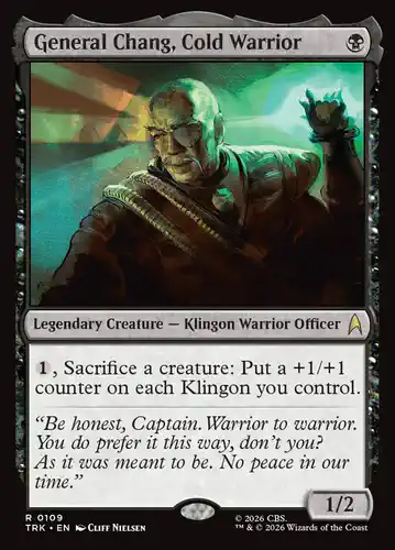 General Chang, Cold Warrior - trk Spoiler