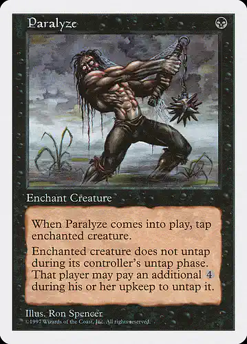 Paralyze - 5ed Spoiler