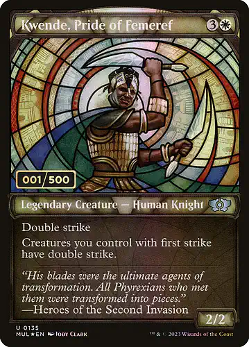 Kwende, Pride of Femeref - mul Spoiler