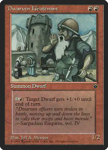 Dwarven Lieutenant - fem Spoiler