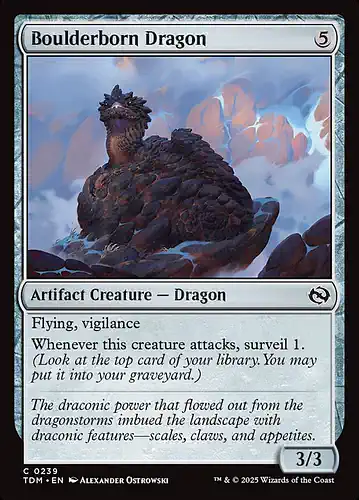 Boulderborn Dragon - tdm Spoiler