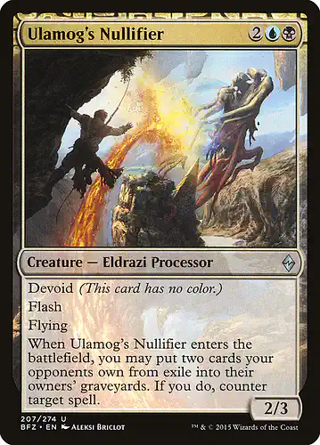 Ulamog's Nullifier - bfz Spoiler