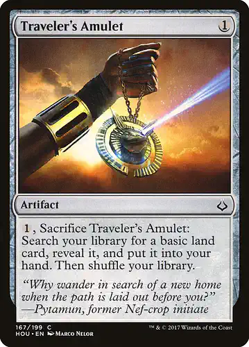 Traveler's Amulet - hou Spoiler