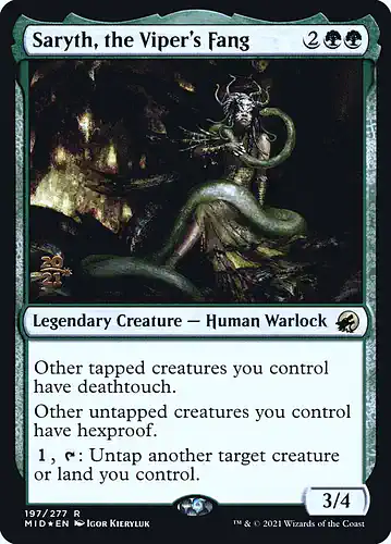 Saryth, the Viper's Fang - mid Spoiler