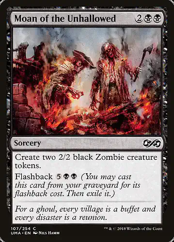 Moan of the Unhallowed - uma Spoiler