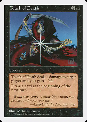 Touch of Death - 5ed Spoiler