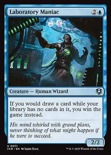 Laboratory Maniac - inr Spoiler