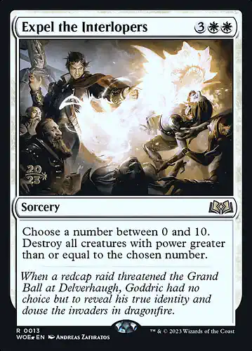 Expel the Interlopers - woe Spoiler