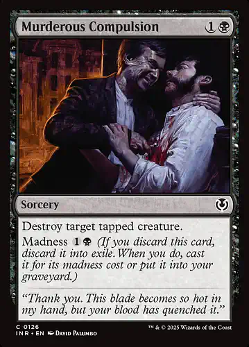 Murderous Compulsion - inr Spoiler