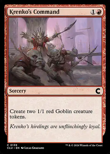 Krenko's Command - clu Spoiler