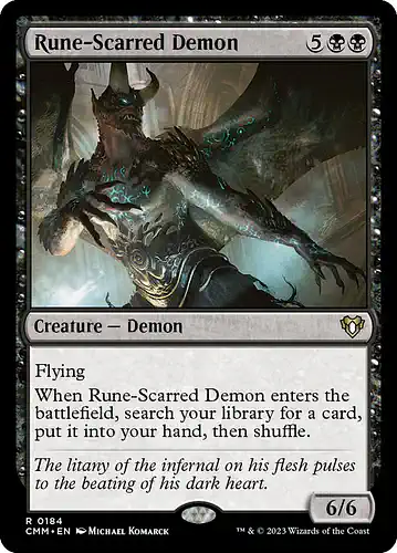 Rune-Scarred Demon - cmm Spoiler