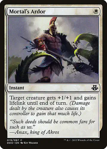 Mortal's Ardor - ddo Spoiler