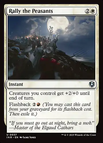 Rally the Peasants - inr Spoiler