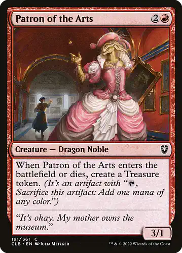 Patron of the Arts - clb Spoiler