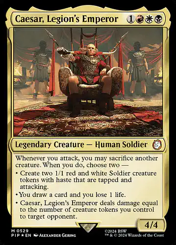 Caesar, Legion's Emperor - pip Spoiler