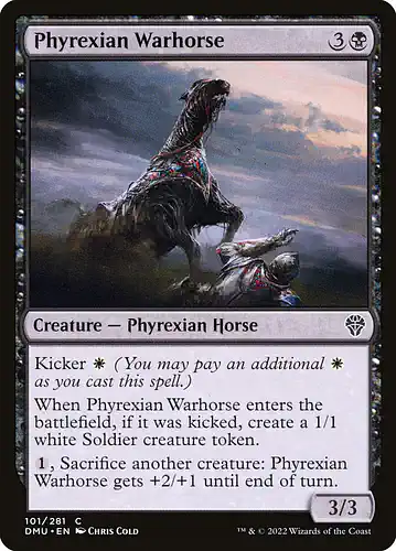 Phyrexian Warhorse - dmu Spoiler
