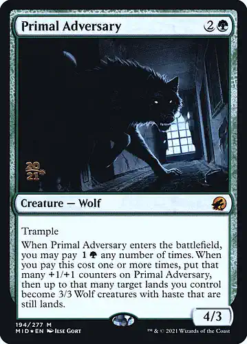 Primal Adversary - mid Spoiler