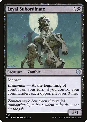 Loyal Subordinate - scd Spoiler