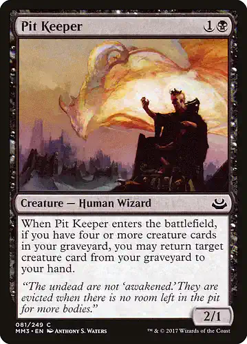 Pit Keeper - mm3 Spoiler