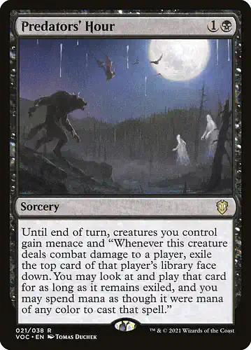 Predators' Hour - voc Spoiler