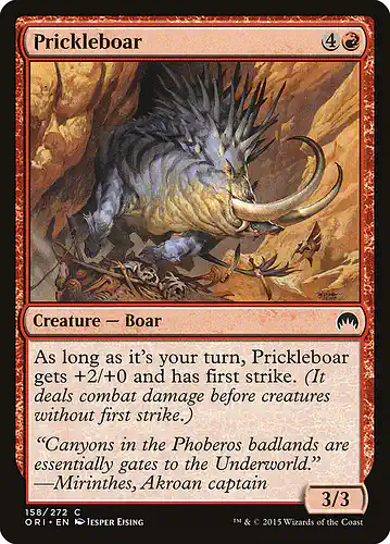 Prickleboar - ori Spoiler