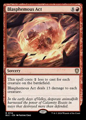 Blasphemous Act - blc Spoiler
