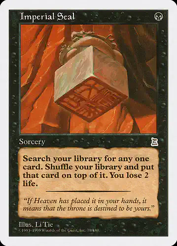 Imperial Seal - ptk Spoiler