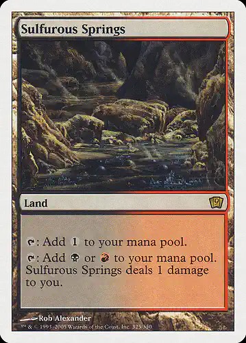 Sulfurous Springs - 9ed Spoiler