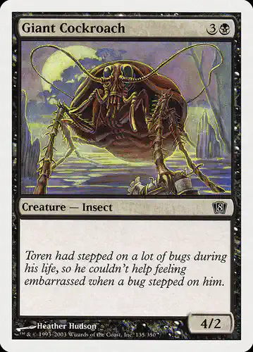 Giant Cockroach - 8ed Spoiler