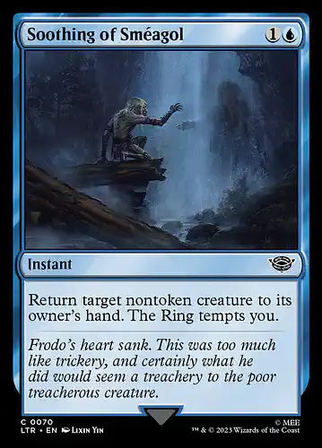 Soothing of Sméagol - ltr Spoiler