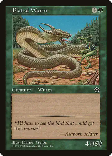 Plated Wurm - p02 Spoiler