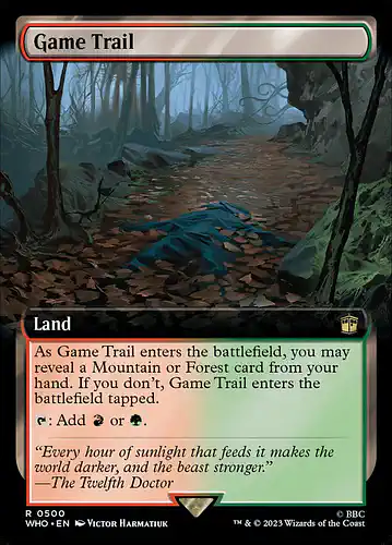 Game Trail - who Spoiler