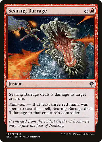 Searing Barrage - eld Spoiler