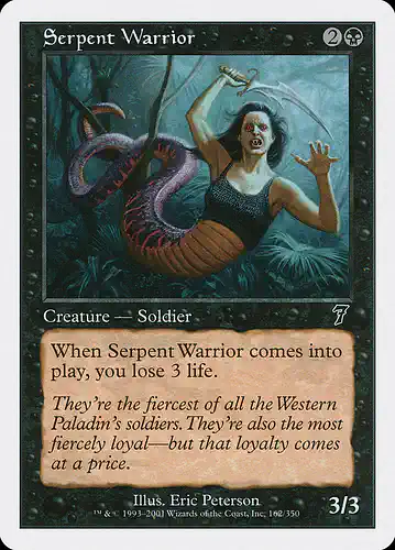 Serpent Warrior - 7ed Spoiler