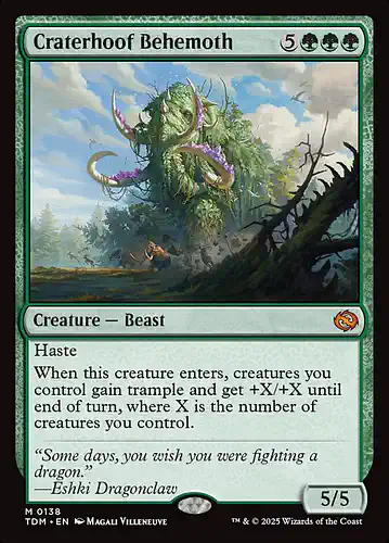 Craterhoof Behemoth - tdm Spoiler