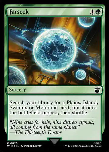 Farseek - who Spoiler