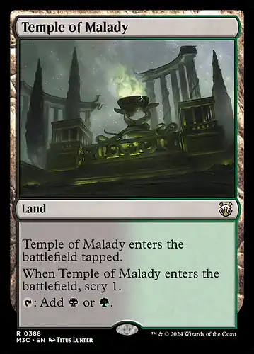 Temple of Malady - m3c Spoiler