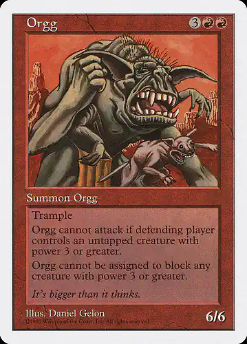 Orgg - 5ed Spoiler