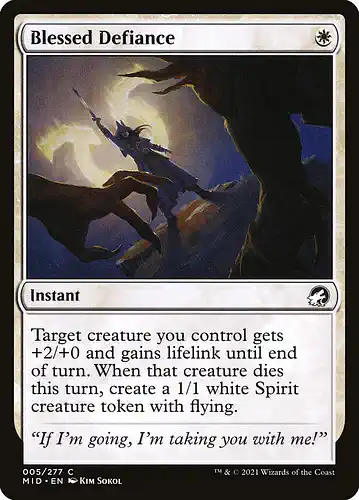 Blessed Defiance - mid Spoiler