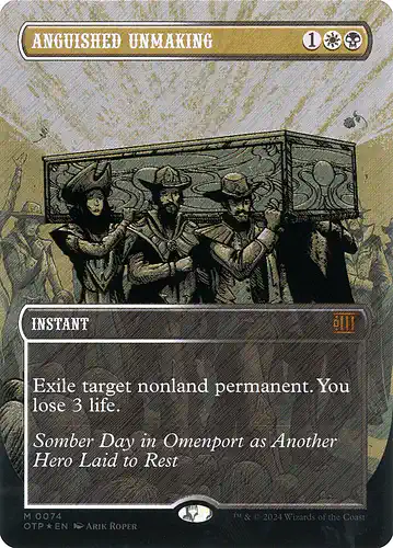 Anguished Unmaking - otp Spoiler