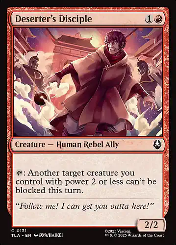 Deserter's Disciple - tla Spoiler