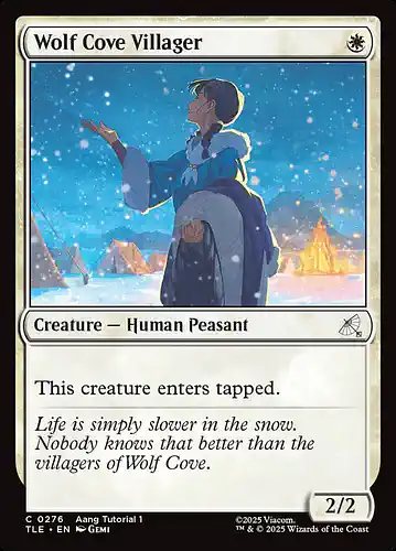 Wolf Cove Villager - tle Spoiler