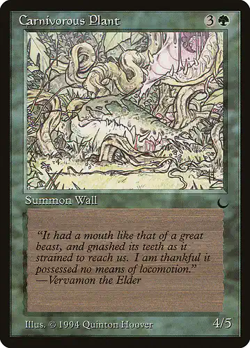 Carnivorous Plant - drk Spoiler