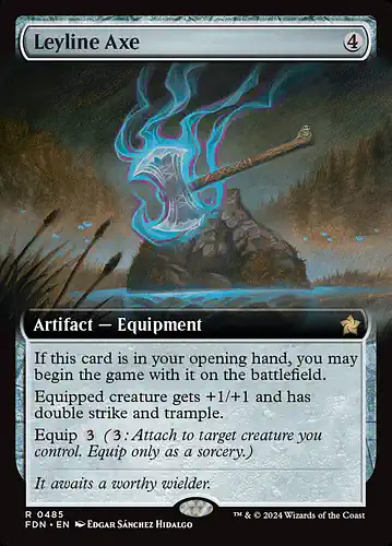 Leyline Axe - fdn Spoiler