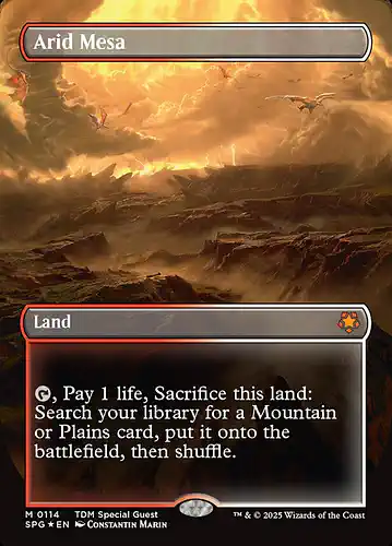 Arid Mesa - spg Spoiler