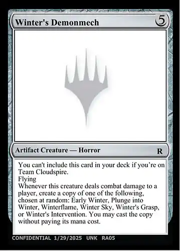 Winter's Demonmech - unk Spoiler