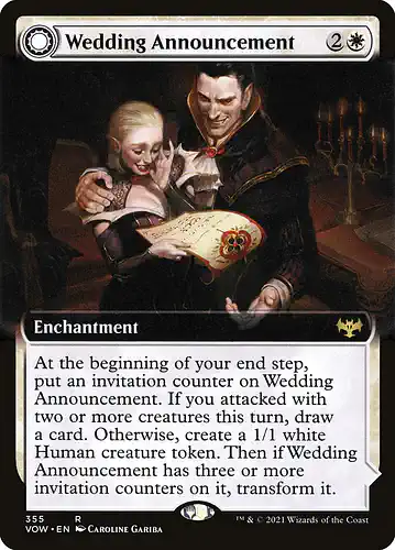 Wedding Announcement - vow Spoiler