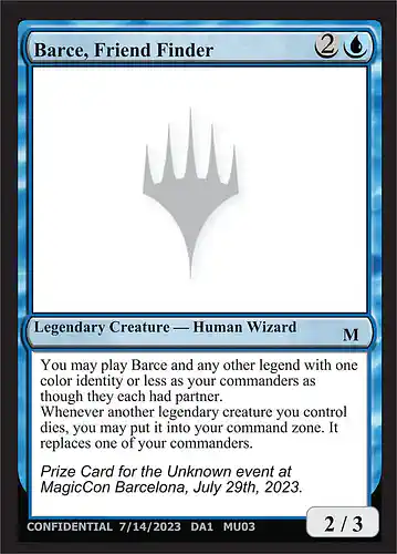 Barce, Friend Finder - unk Spoiler