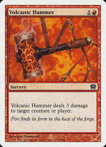 Volcanic Hammer - 9ed Spoiler