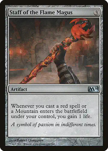 Staff of the Flame Magus - m14 Spoiler